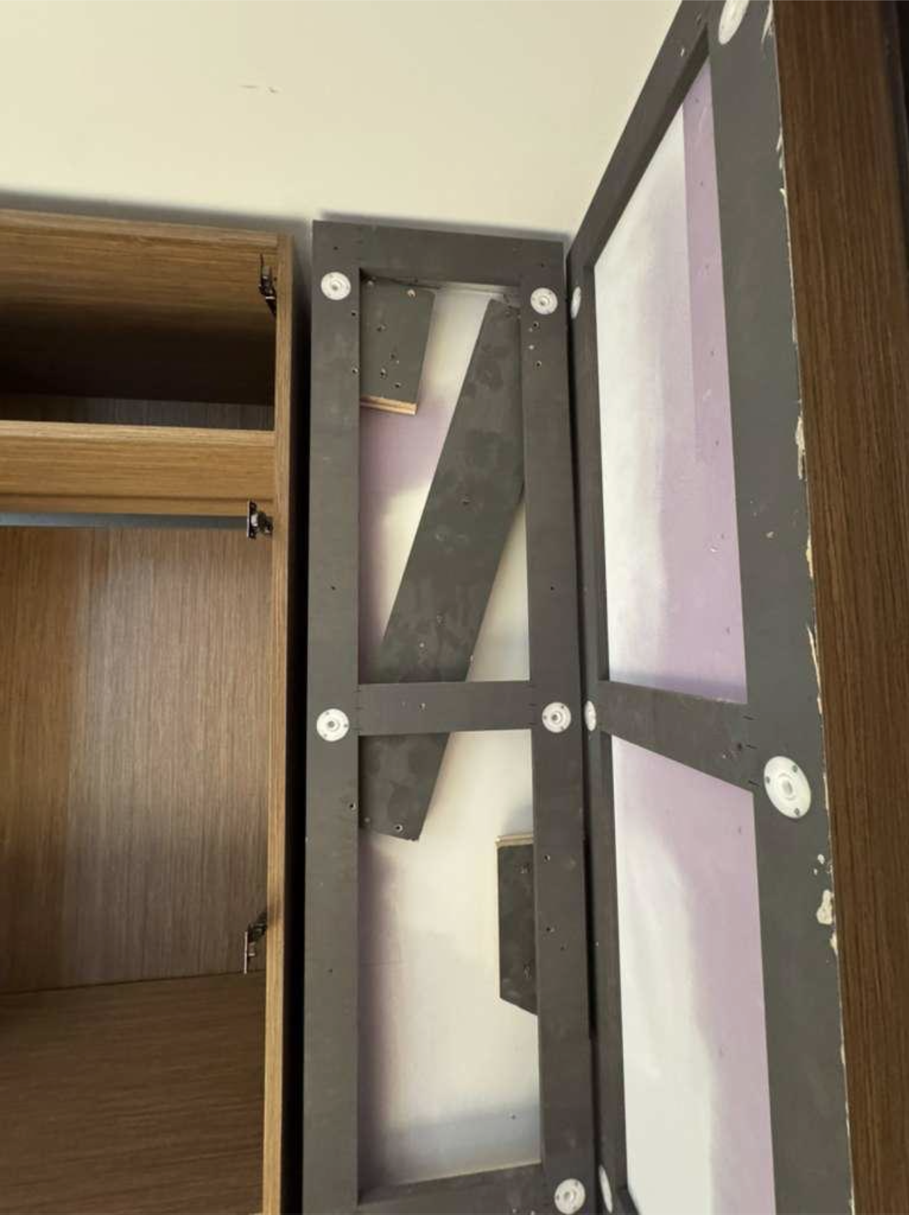 Cabinet frame construction