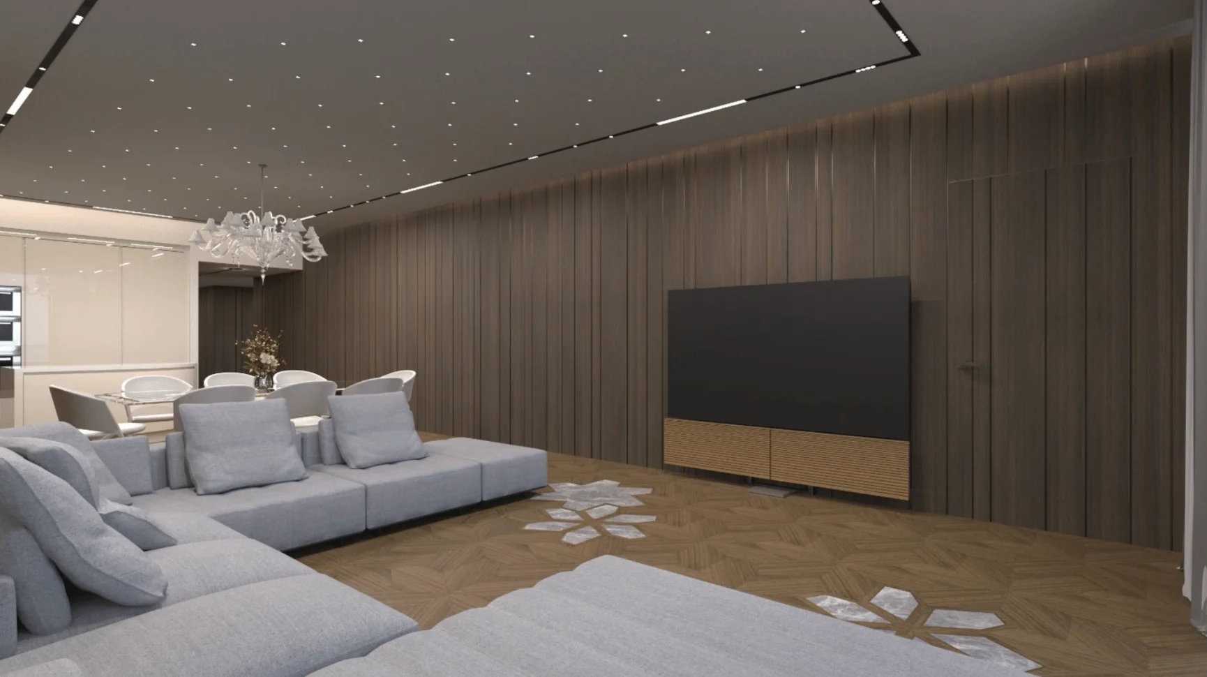 Living room rendering